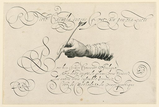 Instructions for Holding the Pen for Italic Script, incunabulum page