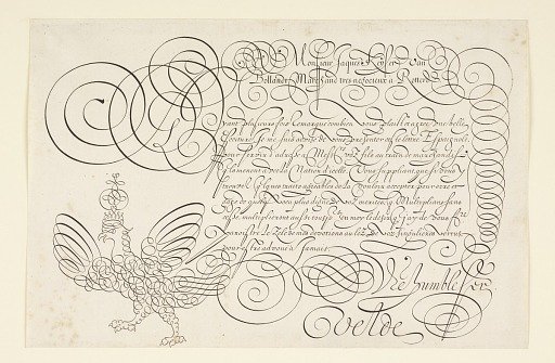 Writing Example from Spieghel der Schrijfkonste. Tweede Deel (The Mirror of Art Writing, Second Part)