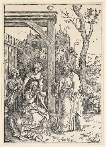 Christ Taking Leave of his Mother, from the Life of the Virgin series