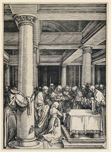 The Presentation in the Temple. from the Life of the Virgin series