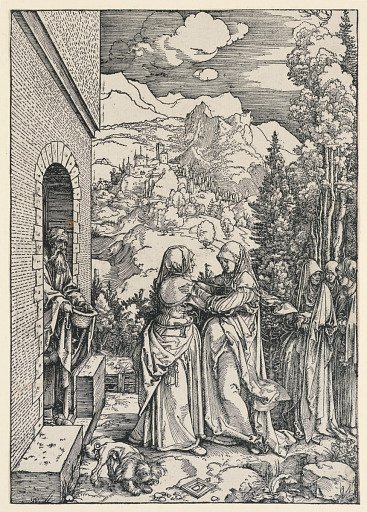 The Visitation, from the Life of the Virgin series