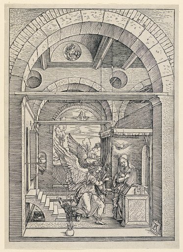 The Annunciation, from the Life of the Virgin series