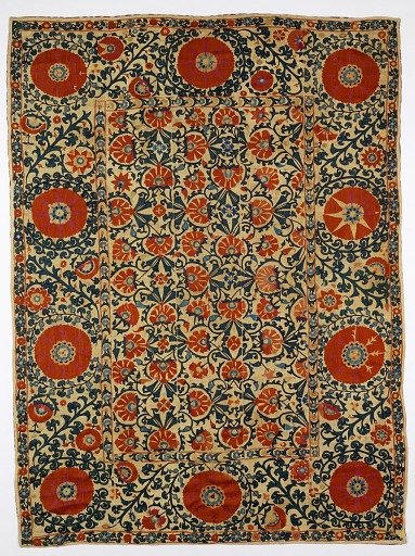 Bed cover (suzani)