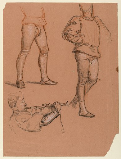 Study for "Wedding Procession"