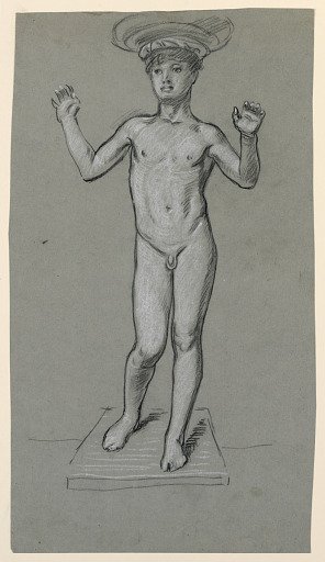 figure study for a fountain design