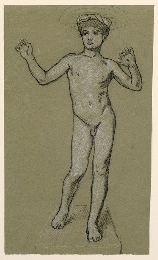 figure study for a fountain design