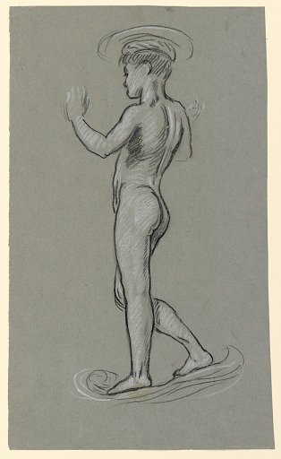figure study for a fountain design