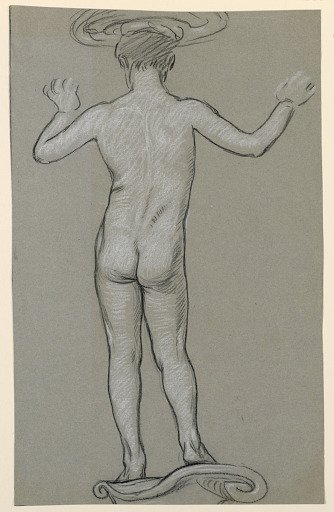 figure study: design for a fountain