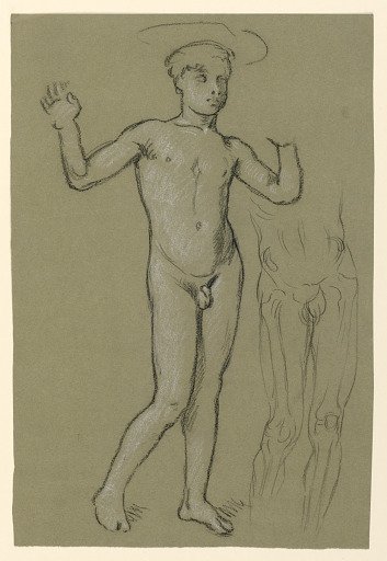 figure study for a fountain design