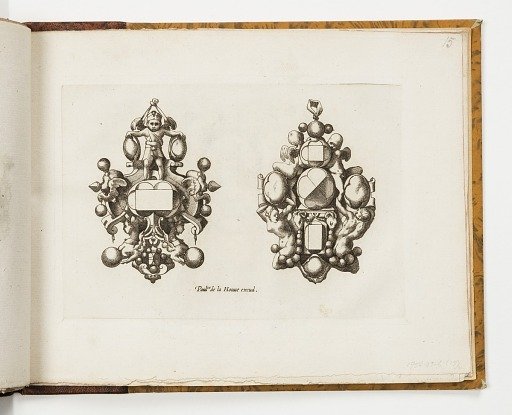 Plate 15, from Livre de bijouterie (Book of Designs for Goldsmiths and Jewelers)
