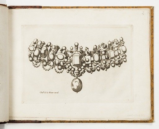 Plate 2, from Livre de bijouterie (Book of Designs for Goldsmiths and Jewelers)