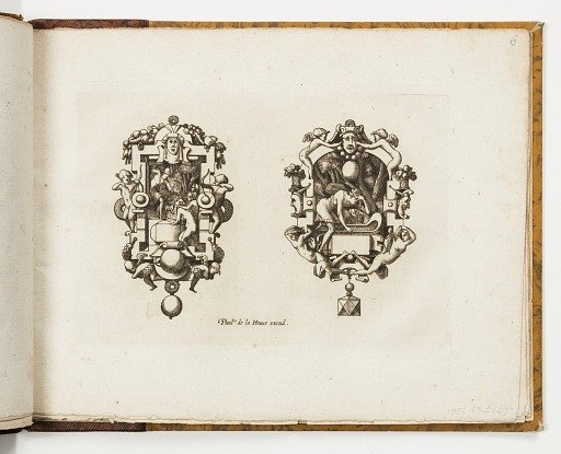 Plate 6, from Livre de bijouterie (Book of Designs for Goldsmiths and Jewelers)