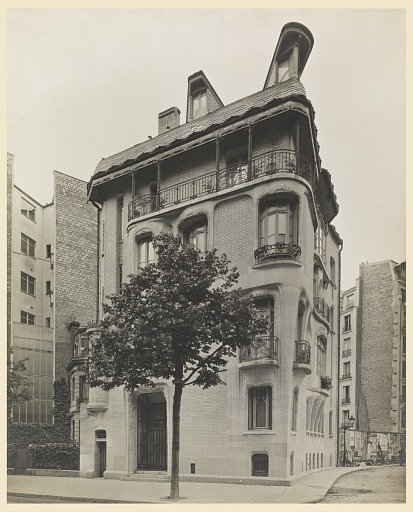 Exterior View of the House of Hector Guimard