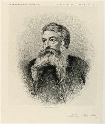 Portrait of Jean Louis Ernest Meissonier
