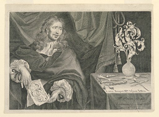 Trade card of Louis Roupert, master goldsmith of Metz
