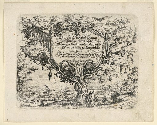 Dedication page, from Neüw Grotteßken Buch (New Grotesque Book)