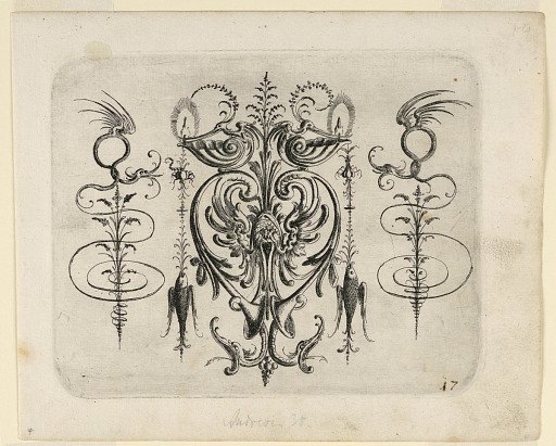 Plate 17, from Neüw Grotteßken Buch (New Grotesque Book)