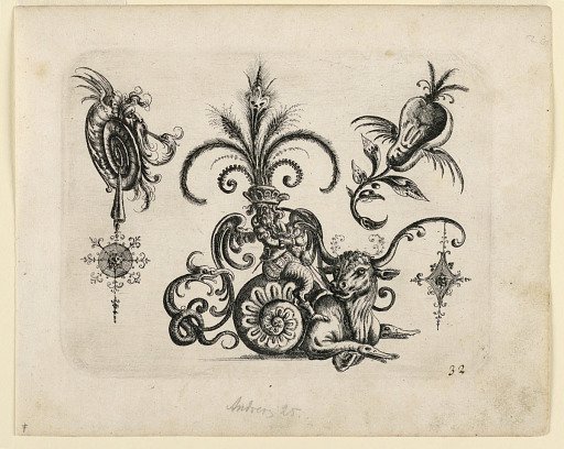 Plate 32, from Neüw Grotteßken Buch (New Grotesque Book)