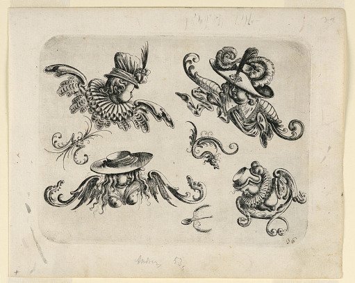 Plate 36, from Neüw Grotteßken Buch (New Grotesque Book)