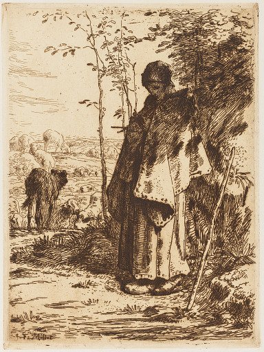 Shepherdess Knitting
