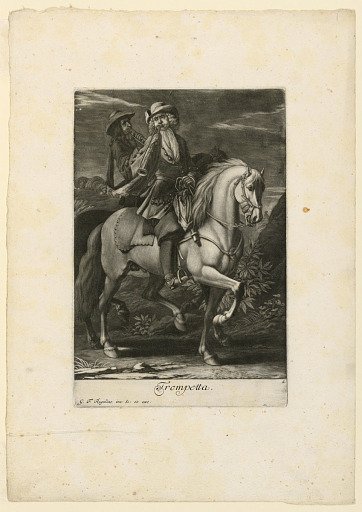 Suite of Cavalry Officers: Trumpeters