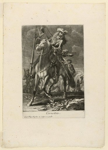 Suite of Cavalry Officers: Standard-Bearer
