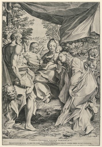 The Virgin and Child Adored by Saints Jerome and Mary Magdalene