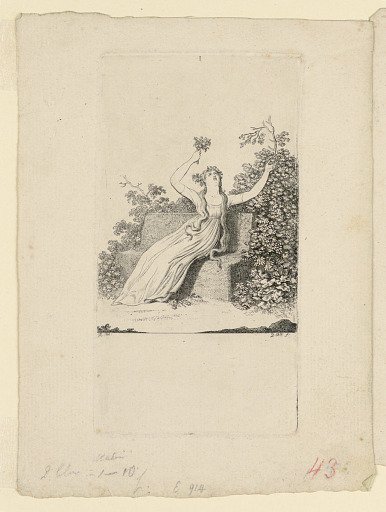 Madame Unzelmann in the Part of "Nina"
