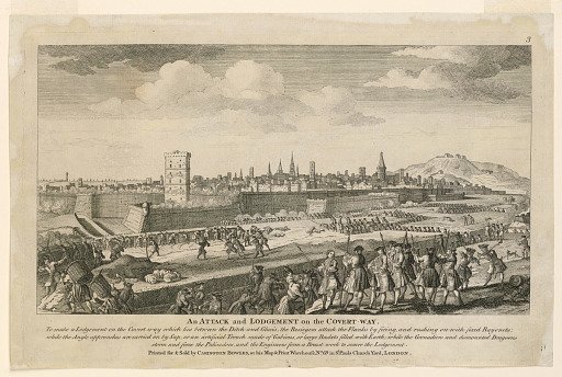 An Attack and Lodgement on the Covert Way, from Twelve of the Most Remarkable Sieges and Battles in Europe