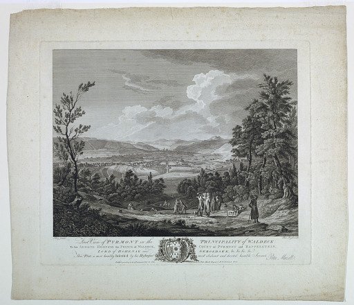First View of Pyrmont in Waldeck