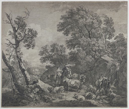 Landscape with Figures and Farm Animals