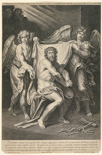 Christ With the Instruments of the Flagillation Attended by Two Angels