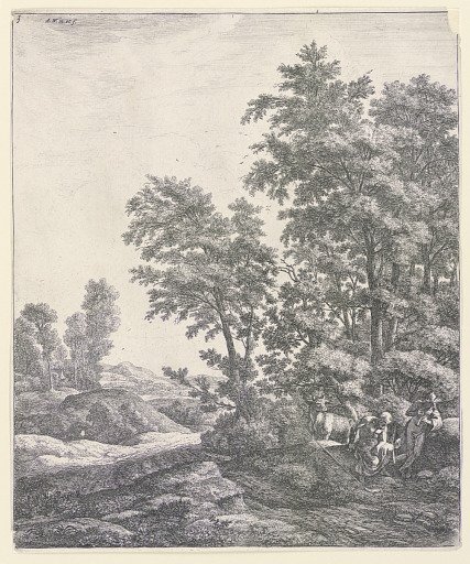 Mercury and Argus in a Wooded Landscape