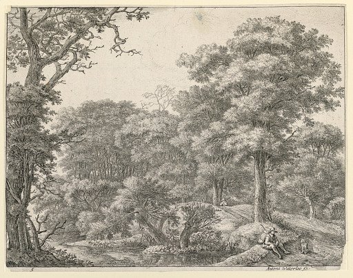 Landscape With Traveller Resting