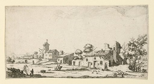 Landscape With Ruined Houses
