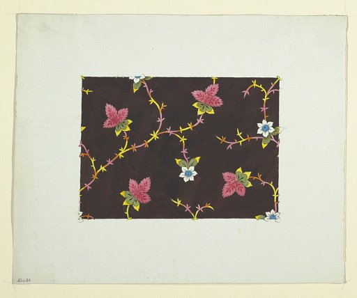 Floral design for printed textiles