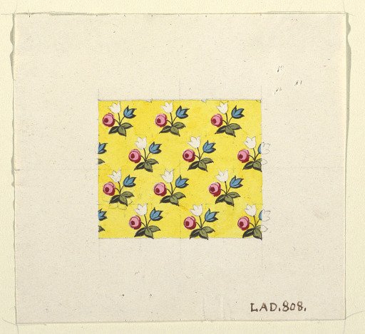 Floral design for printed textile