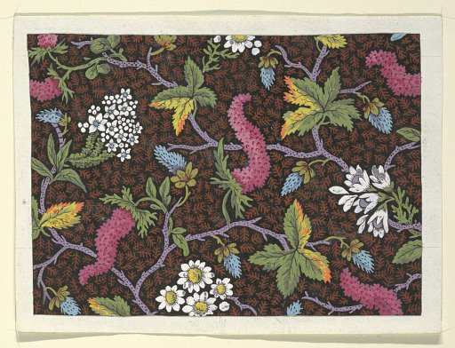 Floral design for printed textiles