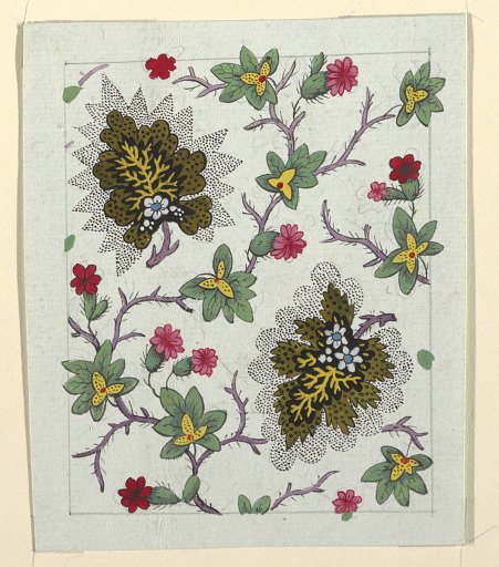 Floral design for printed textile