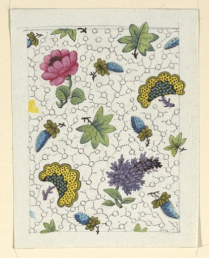 Floral design for printed textile