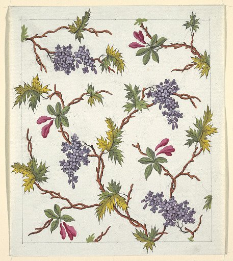 Floral design for printed textile