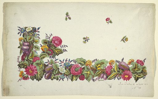 Floral design for printed textile