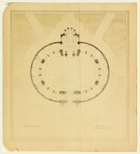 Ground Plan of a Proposed Mausoleum