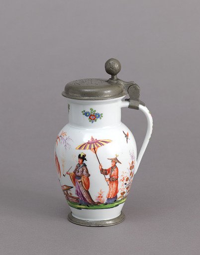 Pewter-Mounted Tankard