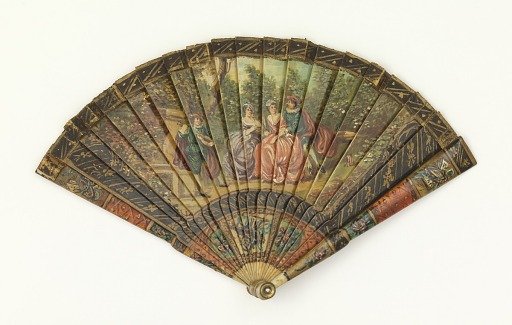 Miniature brisé fan