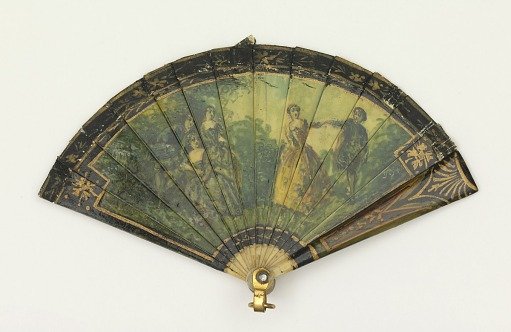 Miniature brisé fan