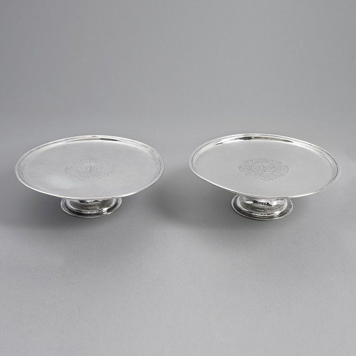 Pair of Salvers