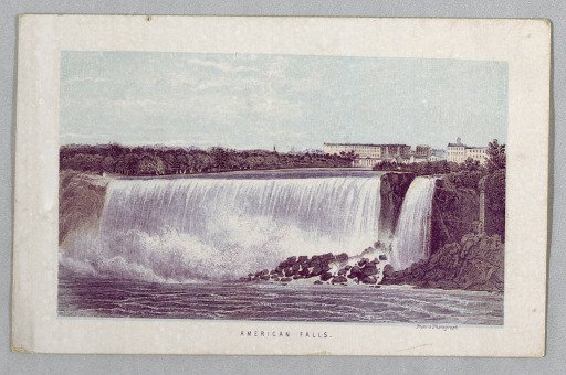 American Falls from The Falls of Niagara: Being a Complete Guide