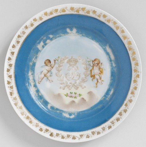 Plate with Monogram