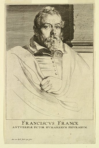 Portrait of Frans Francken, from the Icones Principum Virorum